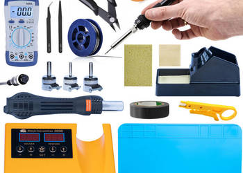 Stacja Lutownicza 2w1 OH660 | Zestaw Startowy do Lutowania