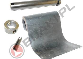 Zestaw nóż+sworzeń+pierścień zaciskowy+kołek rozporowy do kosiarki MULAG
