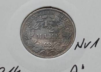 1/2 Marki Prusy 1914 r. - nr 1 - mennica A