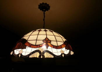 Lampa wisząca  / witrażowa /