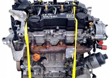 SILNIK KOMPLET Peugeot 3008 1.6 HDI 109KM pali 9HZ 9H01