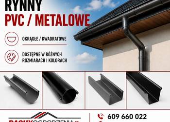 RYNNY METALOWE okrągłe/kwadratowe