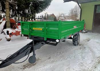 Przyczepa jednoosiowa wywrotka