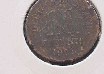 10 Fenigów Niemcy 1921 r. - bez znaku mennicy