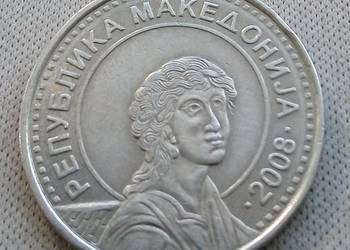 MACEDONIA-50 DINARÓW-2008 r (KOBIETA)