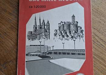 Stadtplan Halle und Halle Neustadt 1:20 000