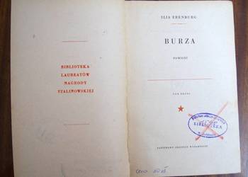 Ilia Erenburg - Burza t. II - 1953