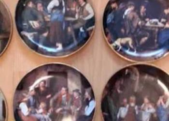 SPRZEDAM PORCELANĘ TALERZE RECZNIE MALOWANYCH