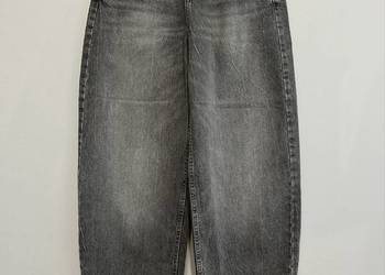 Spodnie baggy barel XS szerokie jeansy