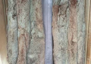 kurtka z królika i kożuch męski