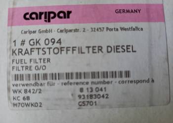 813041/93183042 Filtr paliwa Opel Vectra
