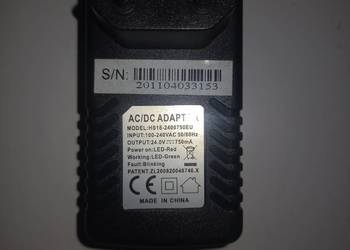 Zasilacz PoE 24 V 750 mA HS18-2400750EU