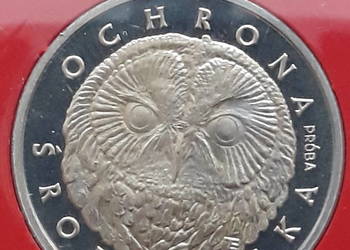 200 zł Sowa 1986 r.- Próba - mennicze 200 zł Sowa 1986 r.- Próba - mennicze