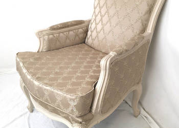 Fotel antyk shabby chic malowany