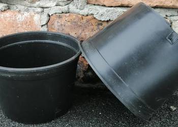 Doniczki produkcyjne czarne 2L, 18cm, TWARDE 2 L 2LSPB