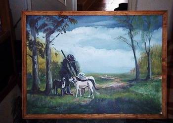 Obraz olejny na płótnie wielkość 73x53 . Z. Sudak
