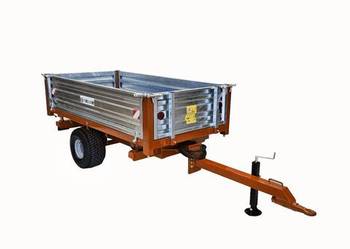 MIKANN PRZYCZEPA 1.5T WYWROT 3 STRONY