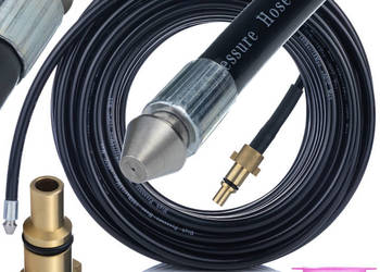 Wąż do Czyszczenia Kanalizacji 15m – do Nilfisk, Lavor | 160 bar