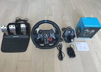 Kierownica Logitech G29 + pedały + shifter | Stan BDB | PC/PS3/PS4/PS5