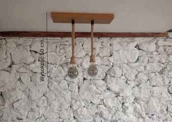 Lampa sufitowa drewniana RETRO LS-MDF2