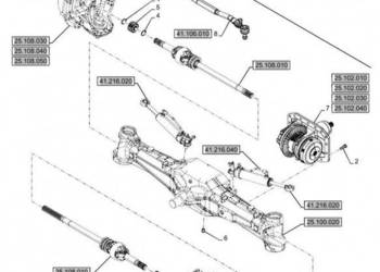 New Holland T6070 Zesp drazka kier pop 48050387