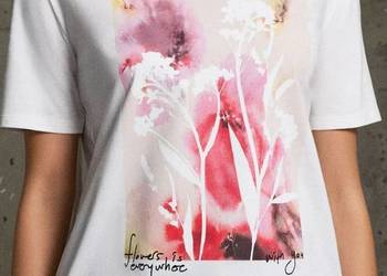 t-shirt z nadrukiem Sinsay