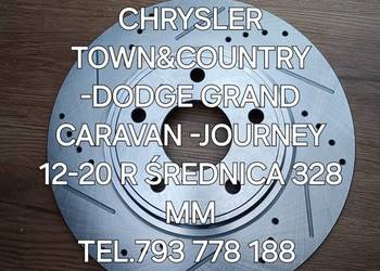 NOWE TARCZE TYLNE 328 MM CHRYSLER T&C-DODGE GC -JOURNEY 12-20 R