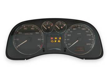 LICZNIK ZEGARY P9654485080 Peugeot 307 LIFT 1.6 16V Benzyna europa 05-09