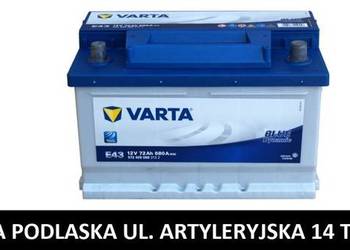Akumulator 72Ah 680A VARTA Blue Dynamic E43
