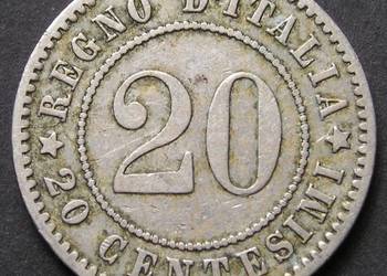 Włochy 20 centesimi 1894