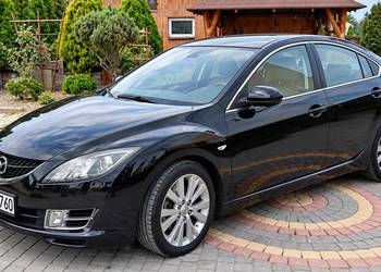 Mazda 6 II 2.0 Diesel 140 KM, 2008 r., sedan, manual, skóra