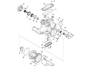 John Deere 9470RX - Podkładka dystansowa RE589843 (Oś przednia i tylnia) John Deere 9470RX - Podkładka dystansowa RE589843 (Oś przednia i tylnia)