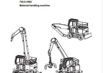 Sennebogen 735 835E instrukcja obsługi, katalog części zamiennych PL