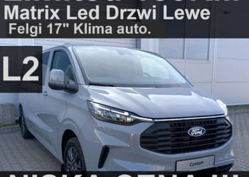 Ford Transit Custom Limited 150KM L2 Drzwi Lewe Matrix Led Felgi 17" Super…