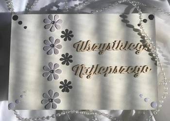 Pudełko drewniane ręcznie zdobione ozdobne na prezent ZOBACZ