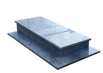 Nagrobek Granitowy Pojedynczy Powiększony 220 x 110 cm Premium Sarkofag z…