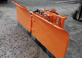 Pług śnieżny do śniegu 1,5 - 3m Metal Technik strzałkowy v-ka
