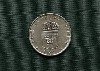 Szwecja 1 korona, 1992r