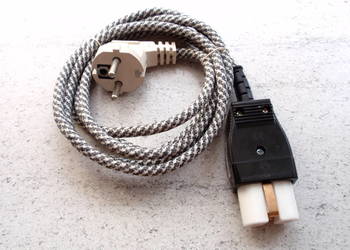 Kabel przewód do prodiża 180cm w oplocie bawełnianym 16A 250V