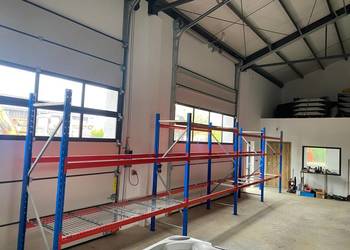 Regały magazynowe paletowe przemysłowe belki trawersy 2230mm