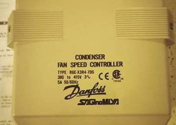 Regulator prędkości obrotów wentylatora skraplacza Danfoss RGE-X3R4-7DS