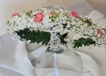 Wianki na komunię z kwiatów żywych