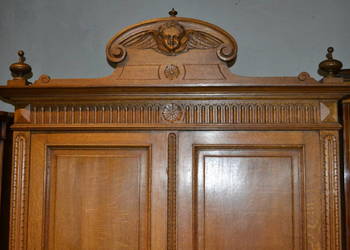 szafa neorenesansowa .1900 . dąb .