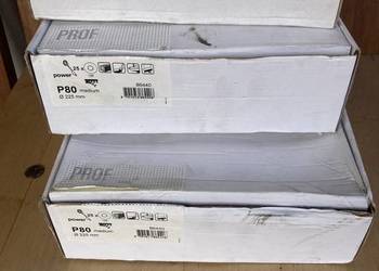 PAPIER ŚCIERNY KRĄŻEK NA RZEP Z OTWORAMI DO ŻYRAFY 225mm P80