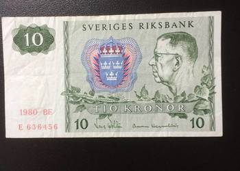 ( 313. ) Banknot 10 Koron Szwecja