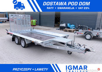 Przyczepa pod minikoparkę TEMARED BUILDER 3518/2 DMC 2700 kg
