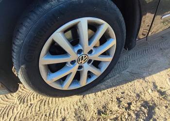 Koła felgi aluminiowe 16 VW 5x112 opony Continental 205/55/16 wielosezon