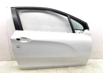 DRZWI PRAWY PRZÓD PEUGEOT 208 I Hatchback LAKIER BIAŁY BANQUISE
