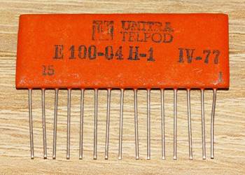 Układ scalony hybrydowy E100-04H-1 generator, bramka NOR UNITRA TELPOD