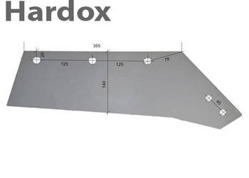 Lemiesz 300hektarów HARDOX MS13018/P części do pługa GASSNER